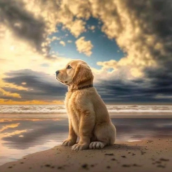 Golden Retriever puppy Teddy