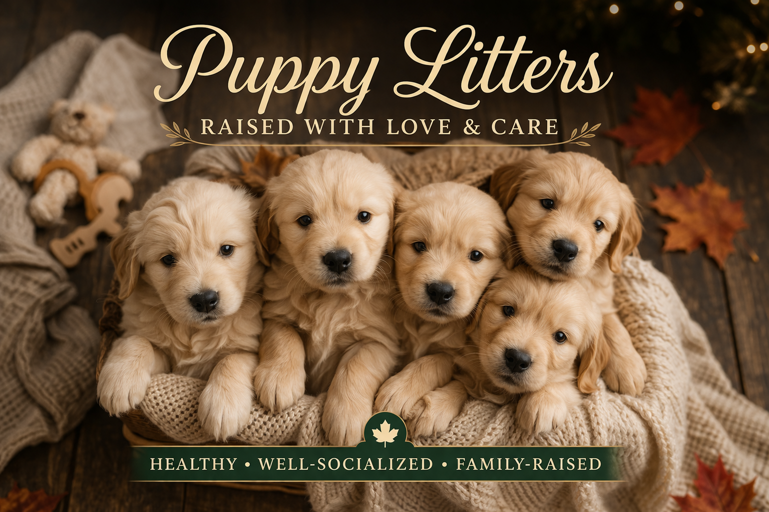 Golden Retriever puppy reservation process